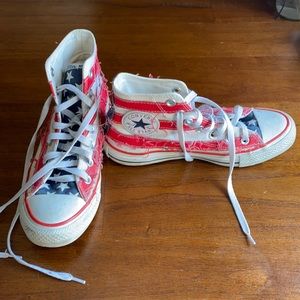 American flag converse